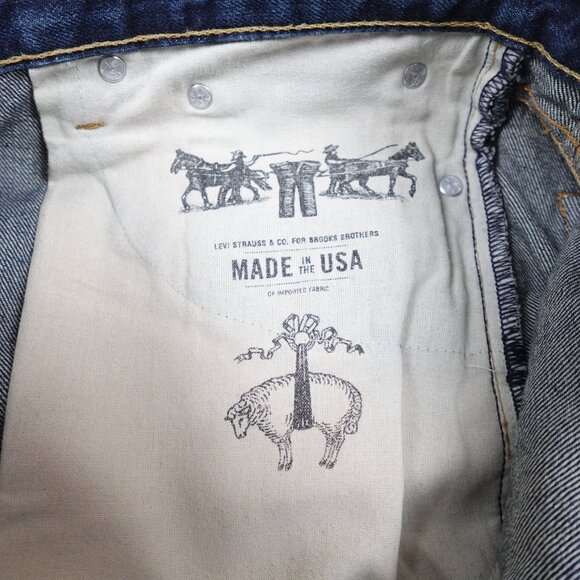 USA Levi's X Brooks Brothers 514 Jeans Men's 34x29 Special Edition 2010 - Picture 3 of 15